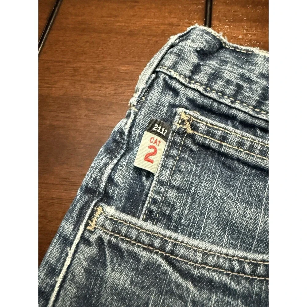 🔥Carhartt FR Jeans Men’s 34x31 Traditional Fit Blue Denim Work Pants CAT 2